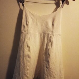 Lululemon Athletica White Sleeveless Dress